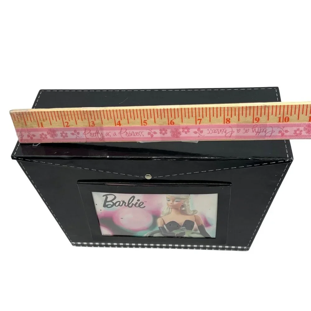 Barbie Photo Storage Box Organizer Black 2004 vintage,fashion, trendy  organizer